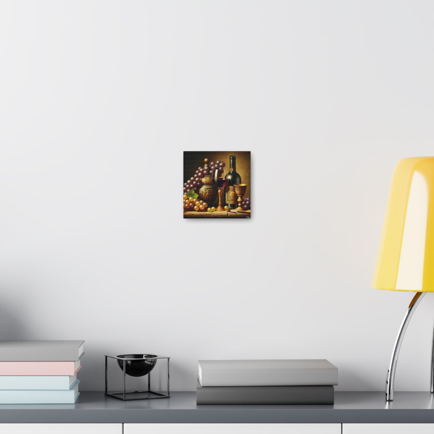 🎨 "Vintage Elegance" Canvas Print: A Classical Still Life Masterpiece 🍇