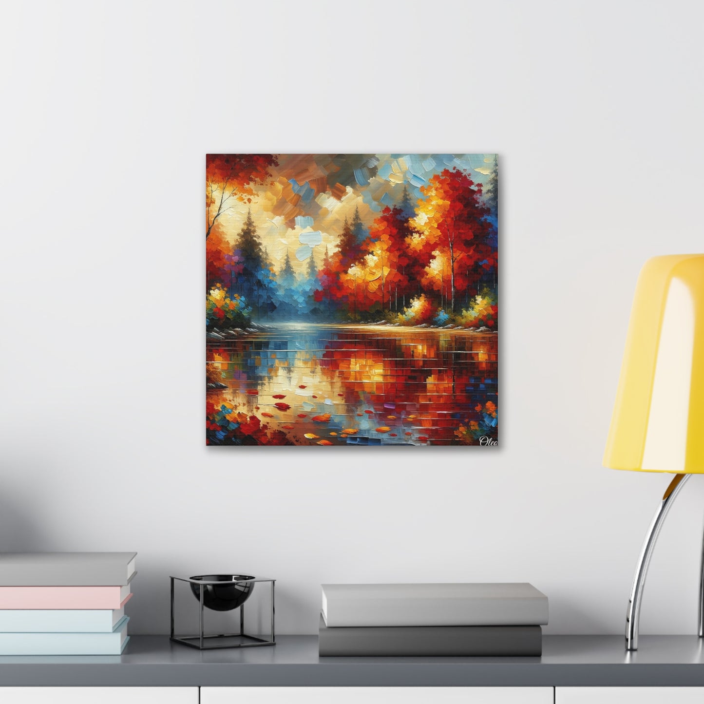 Autumnal Harmony - A Canvas Print Celebrating the Essence of Fall