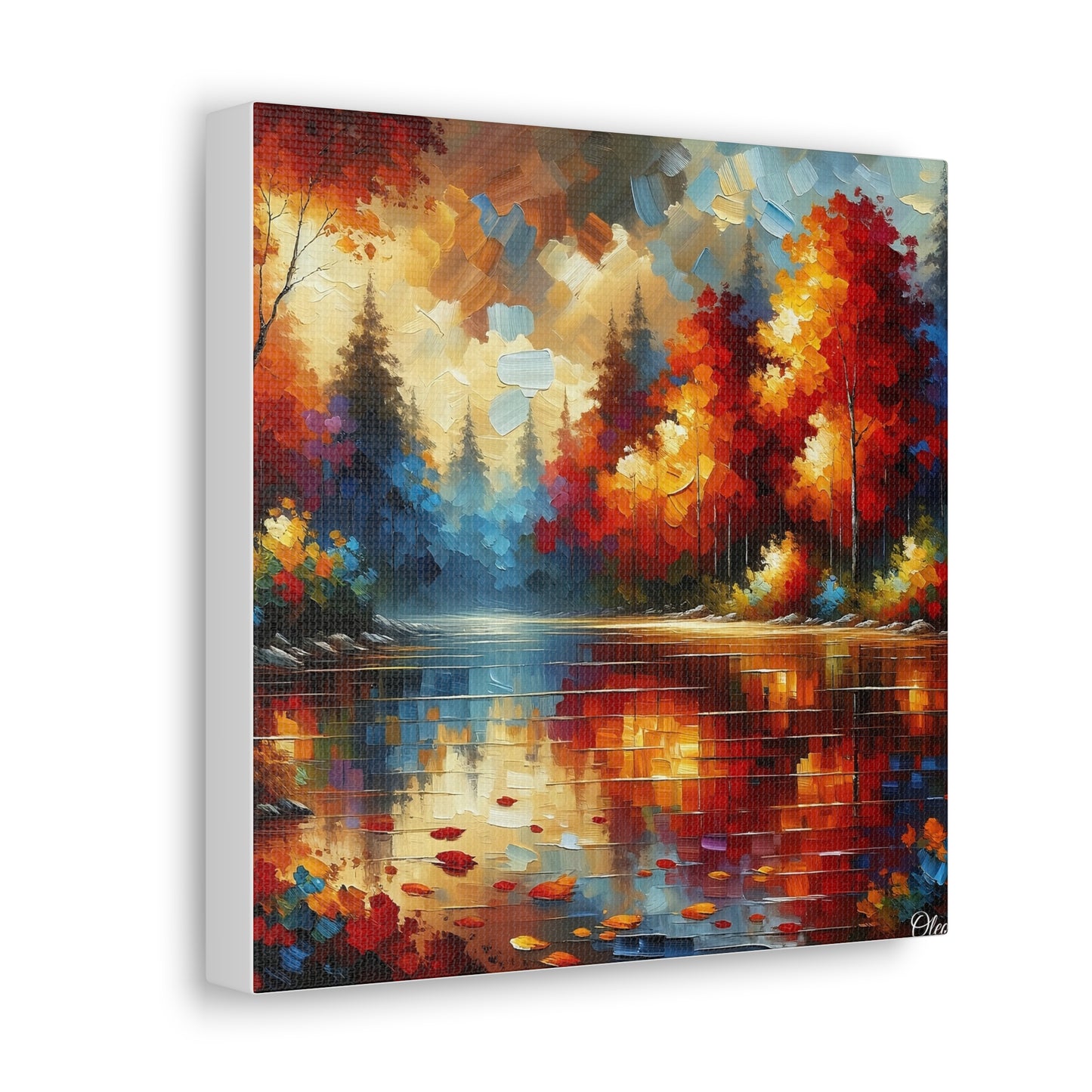 Autumnal Harmony - A Canvas Print Celebrating the Essence of Fall