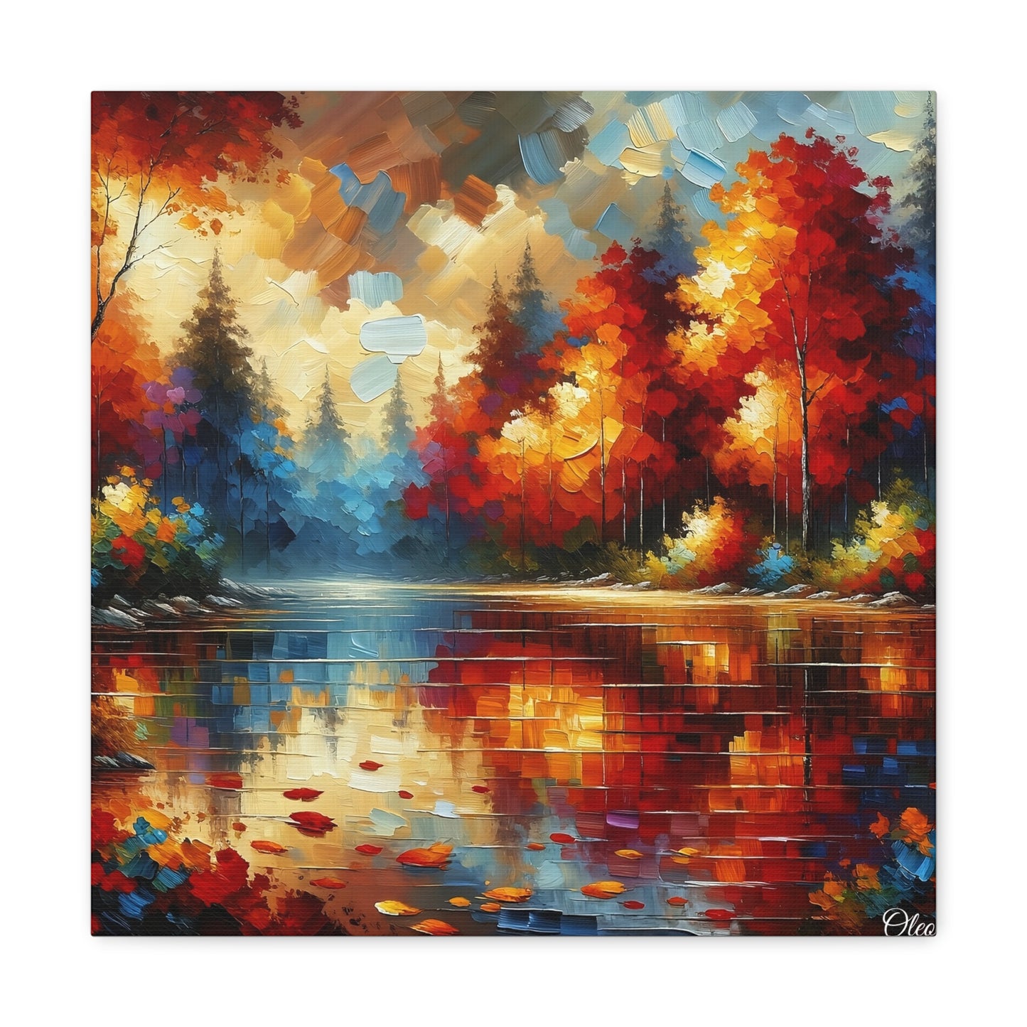 Autumnal Harmony - A Canvas Print Celebrating the Essence of Fall