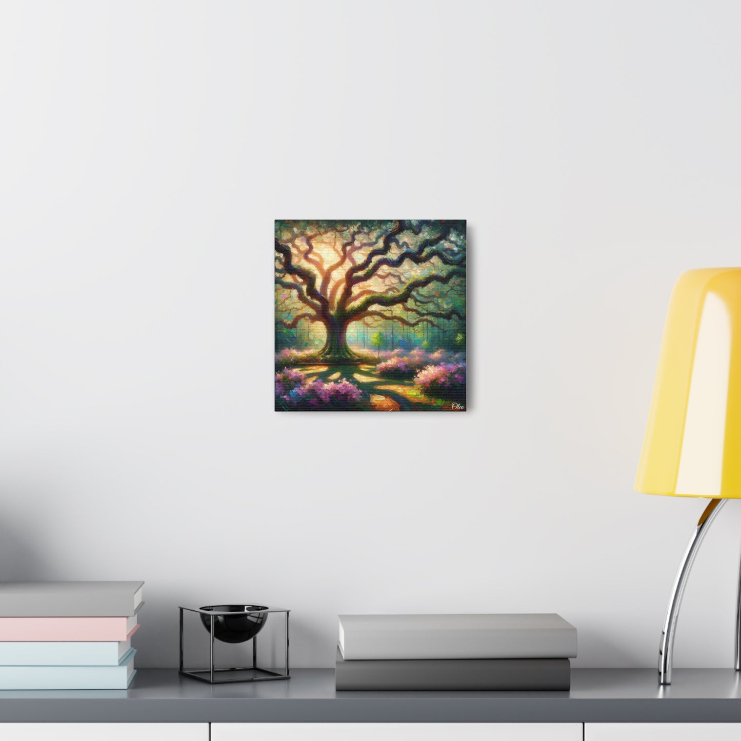 Whispers of the Oak Oil Painting Canvas Print