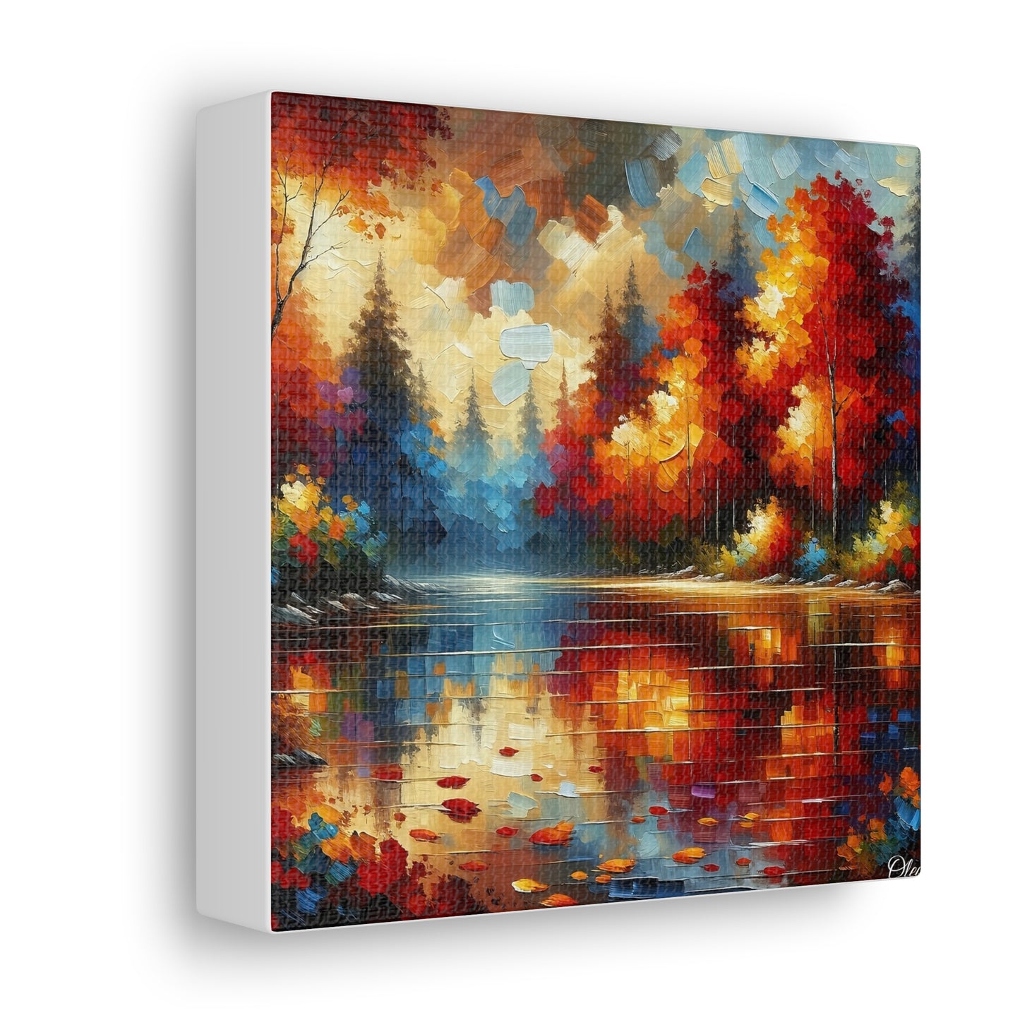 Autumnal Harmony - A Canvas Print Celebrating the Essence of Fall