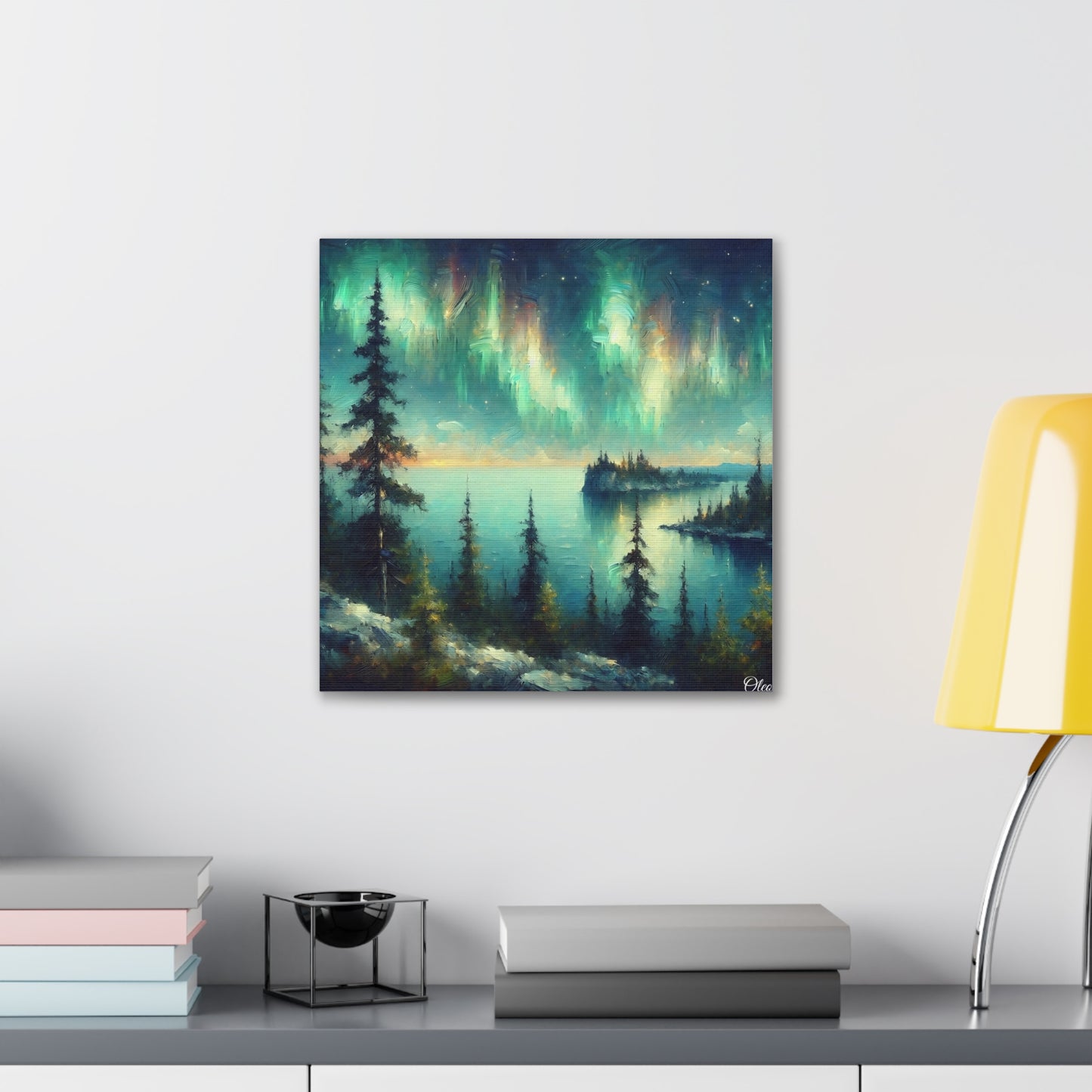 Northern Lights Majesty - Canvas Print - Witness the Wonder of Aurora Borealis