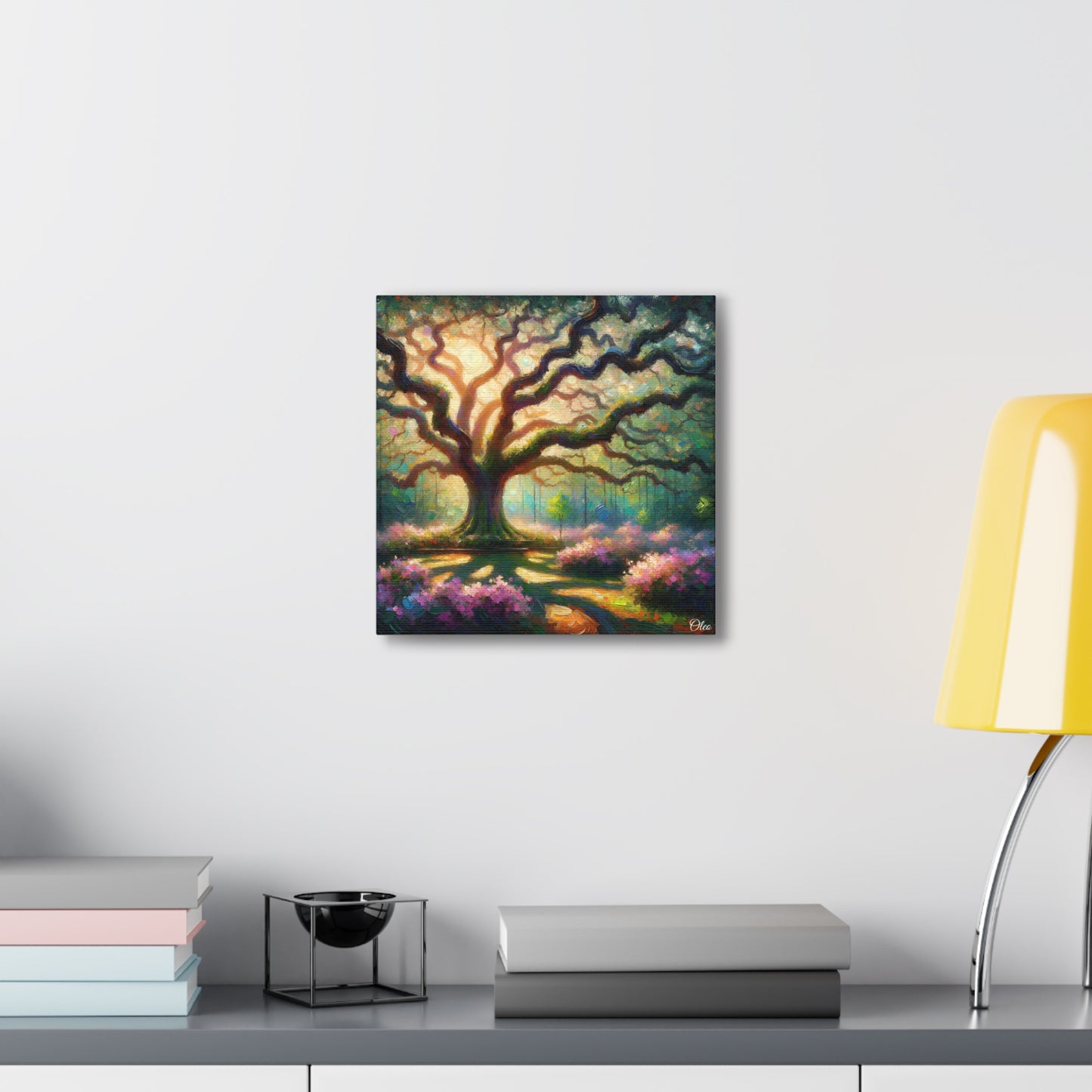Whispers of the Oak Oil Painting Canvas Print