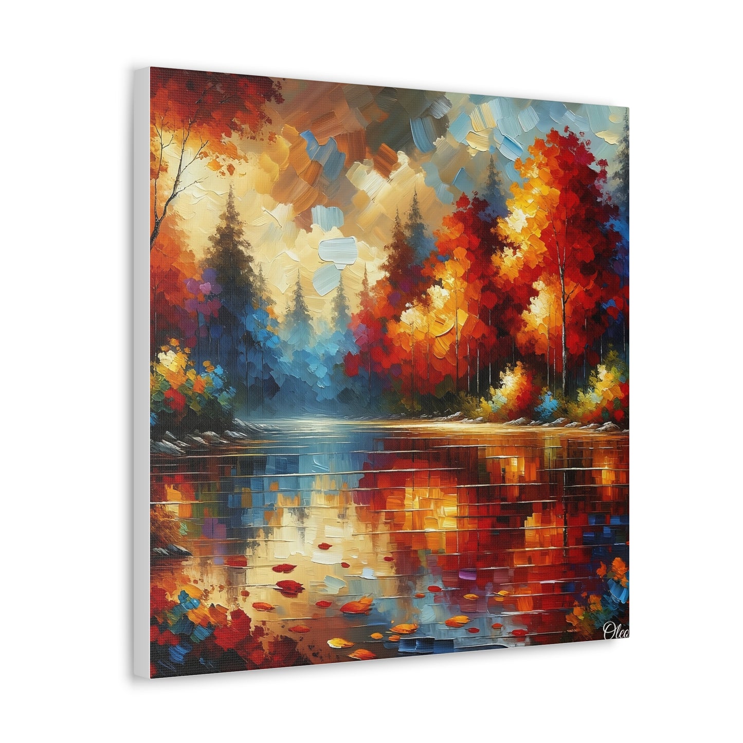 Autumnal Harmony - A Canvas Print Celebrating the Essence of Fall