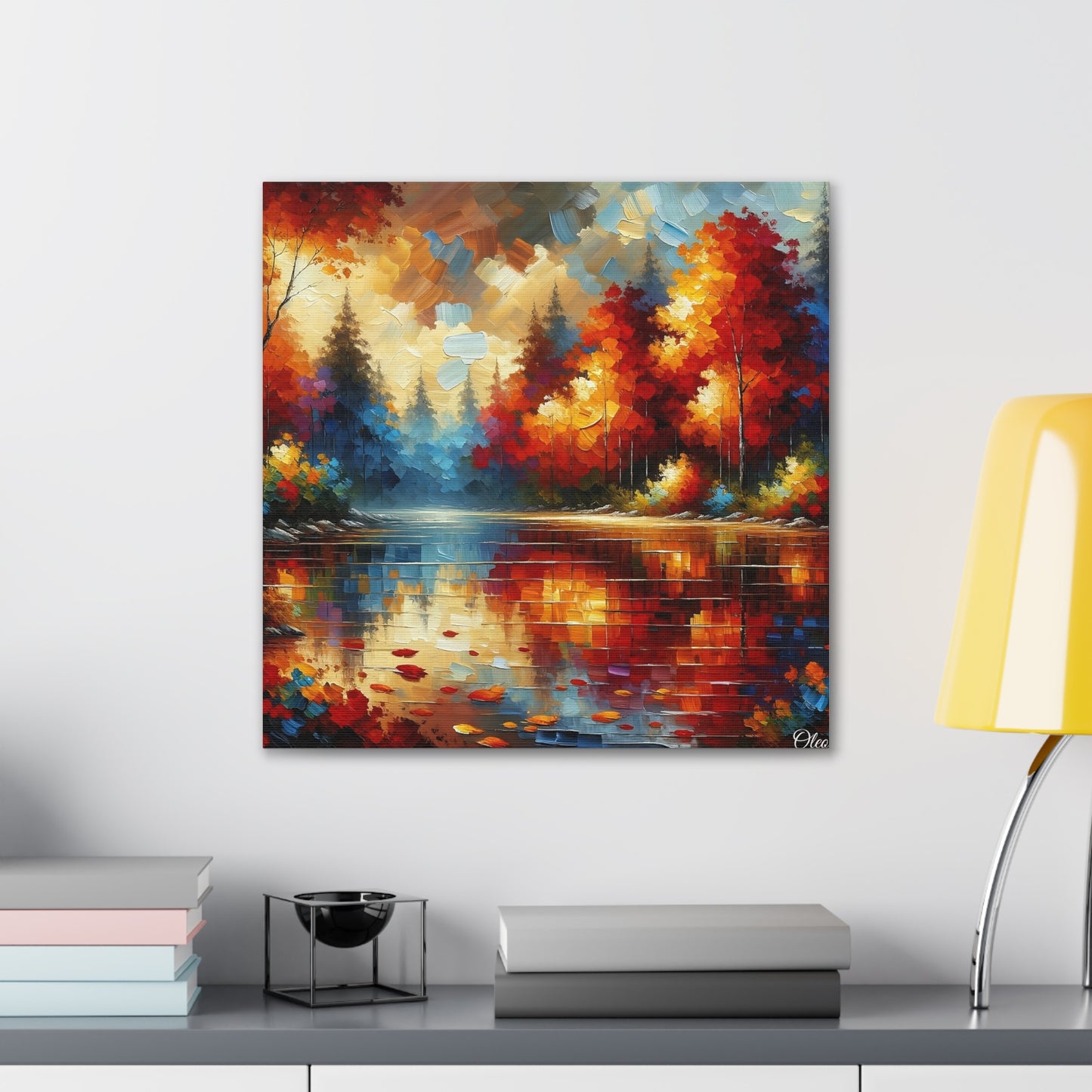 Autumnal Harmony - A Canvas Print Celebrating the Essence of Fall