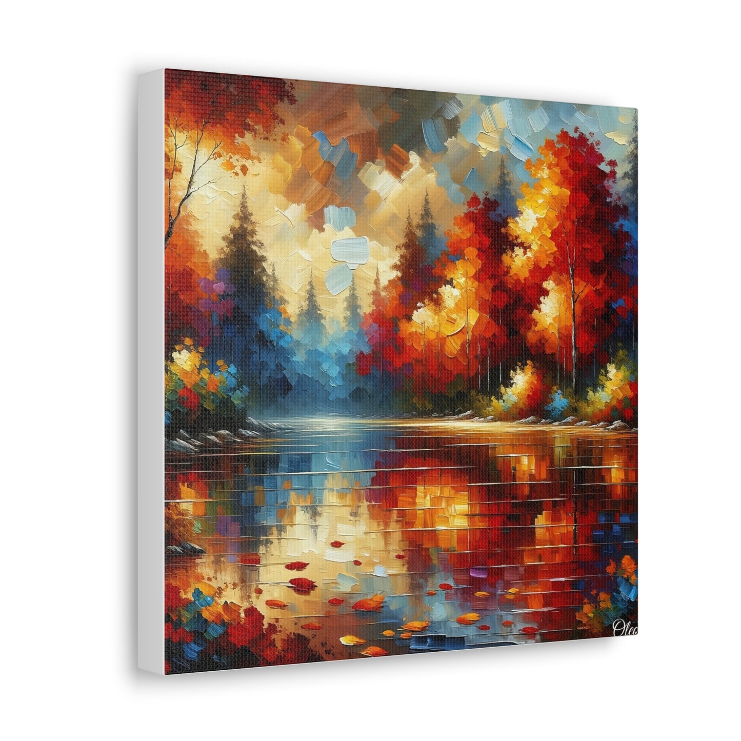 Autumnal Harmony - A Canvas Print Celebrating the Essence of Fall
