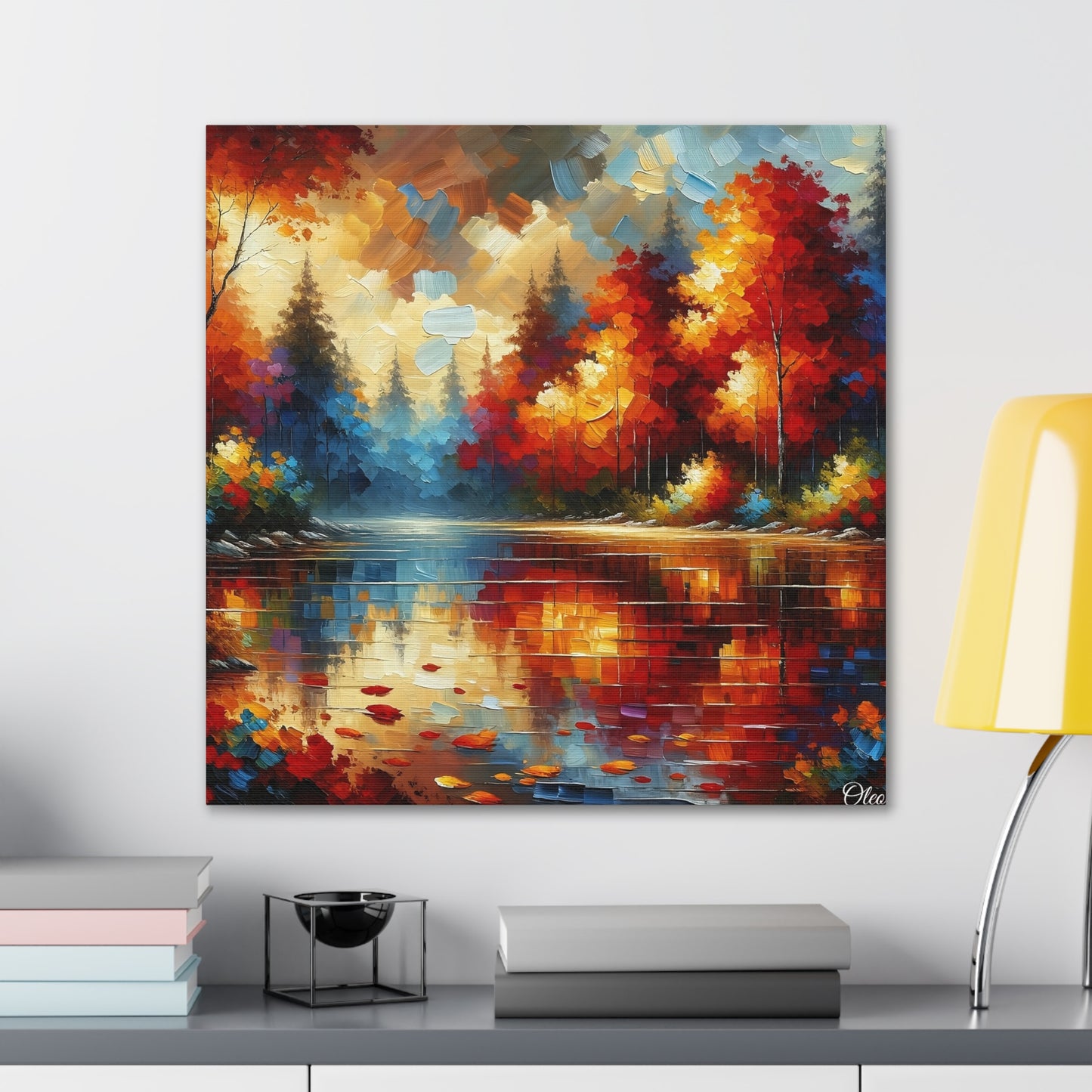 Autumnal Harmony - A Canvas Print Celebrating the Essence of Fall