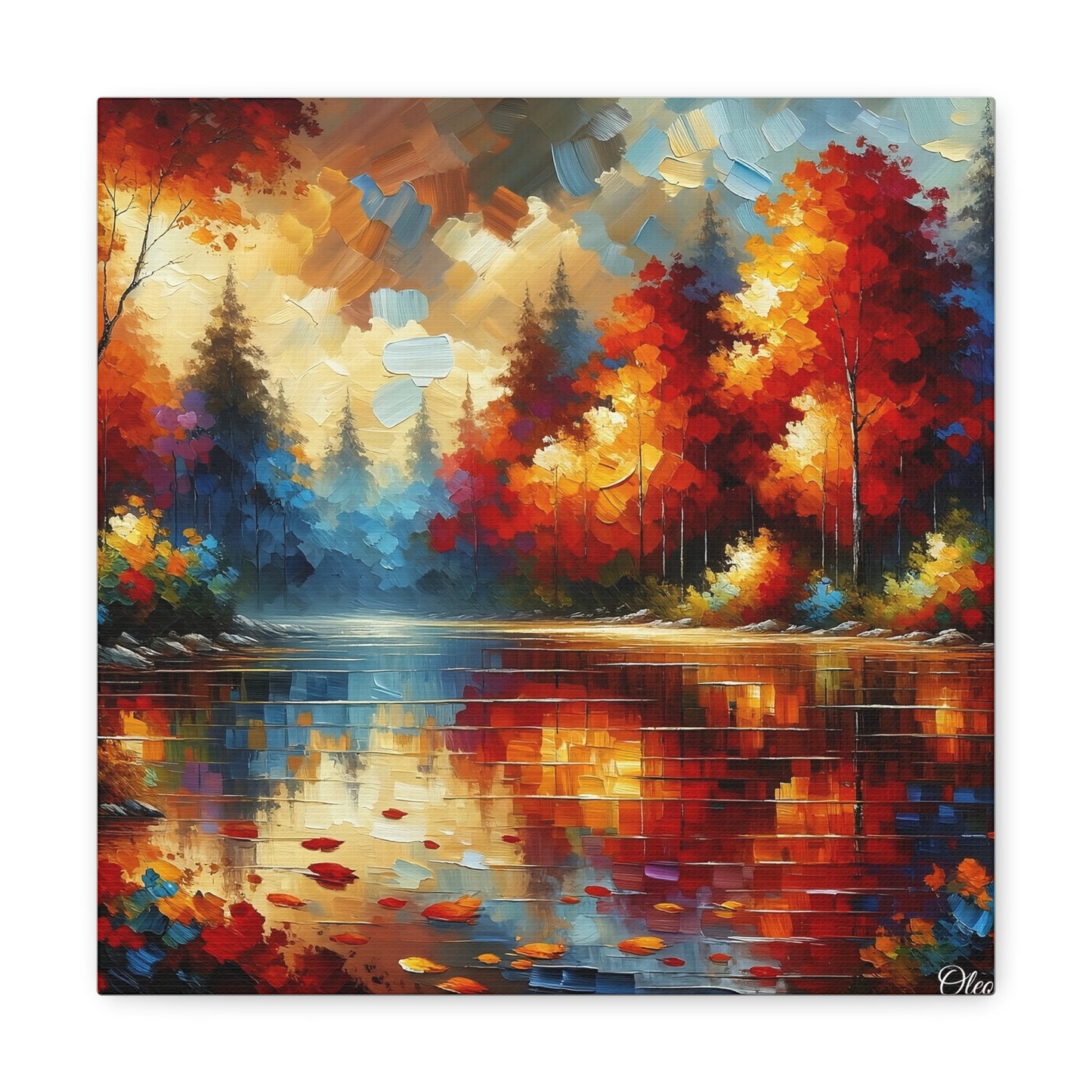 Autumnal Harmony - A Canvas Print Celebrating the Essence of Fall
