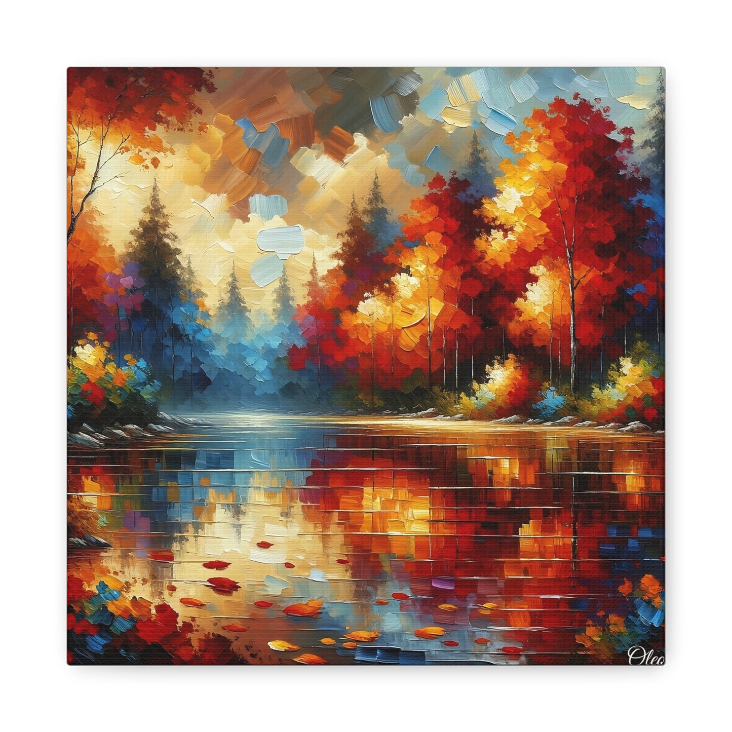 Autumnal Harmony - A Canvas Print Celebrating the Essence of Fall