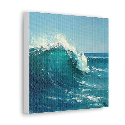 Stunning Ocean Wave Oil Painting Print