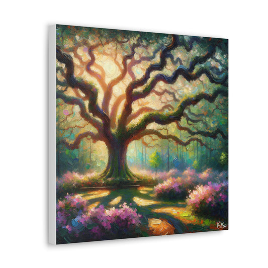Whispers of the Oak Oil Painting Canvas Print