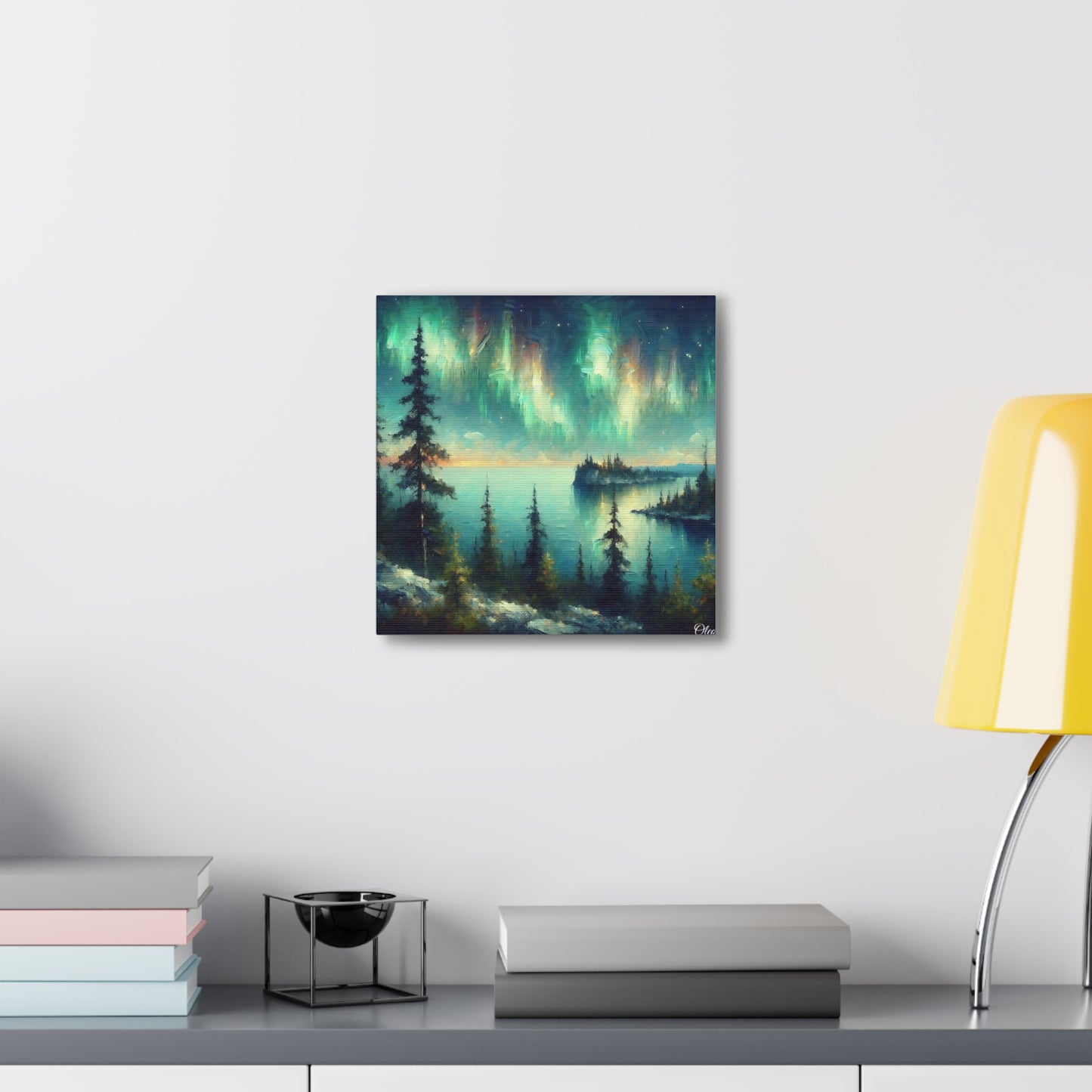Northern Lights Majesty - Canvas Print - Witness the Wonder of Aurora Borealis